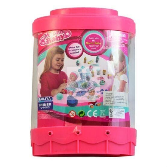 Bebe Poseta cu Accesorii Roz