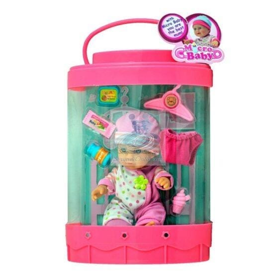 Bebe Poseta Roz cu Accesorii