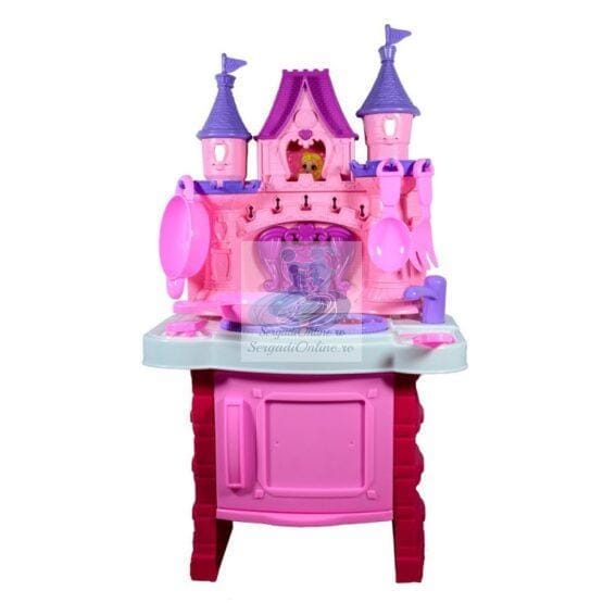 Set Bucatarie Castel Sunete si Muzica Roz