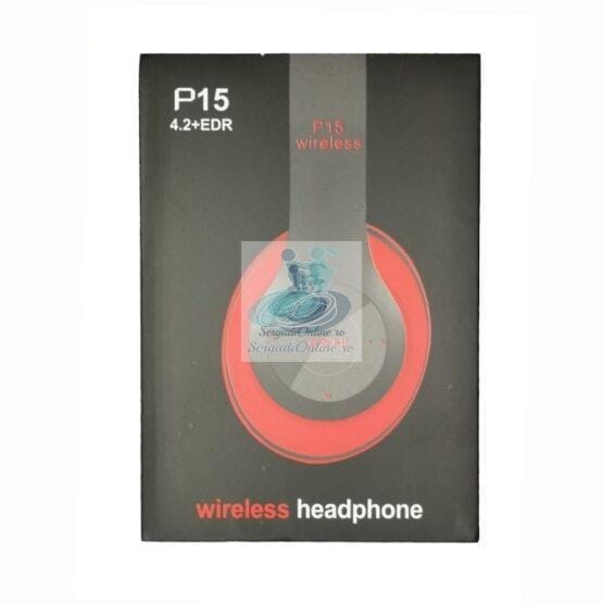 Casti Bluetooth cu Microfon si Radio P15 Rosu
