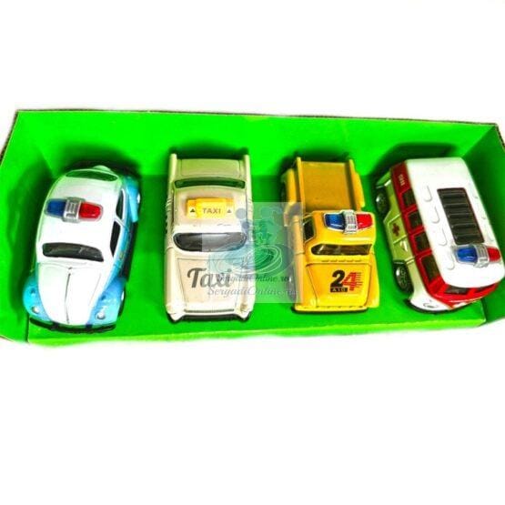 Set 4 Masinute Metalice Colorate