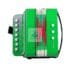 Acordeon jucarie cu sunete reale verde 3 Acordeon jucarie cu sunete reale verde