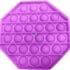 Jucarie antistres POPIT din silicon 12 cm - mov - octogon 1 mov octogonal