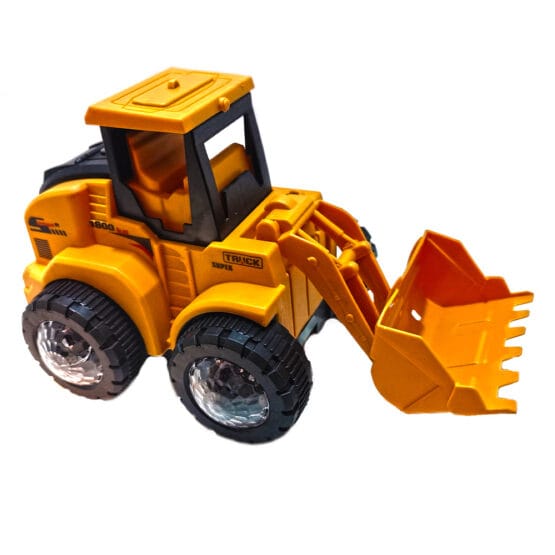 Excavator 20 cm cu sunete si proiectie lumini colorate