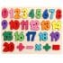 Puzzle incastru de lemn cu cifre si semne matematice WD9519 1 puzzle incastru din lemn cu cifre numere de la 1 la 20