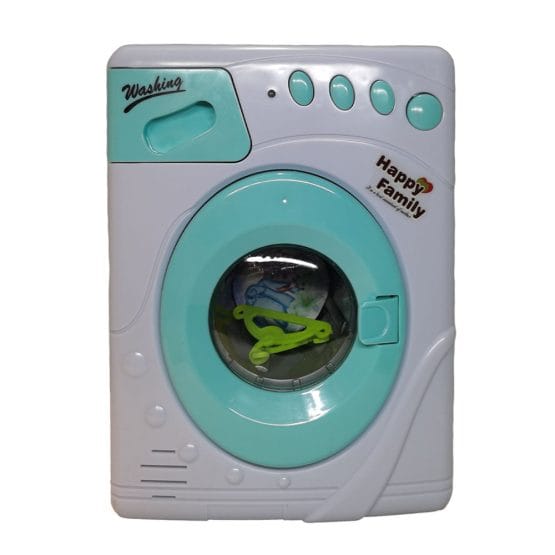 Masina de spalat verde cu sunete si lumini 20 cm