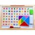 tabla magnetica cifre litere tangram