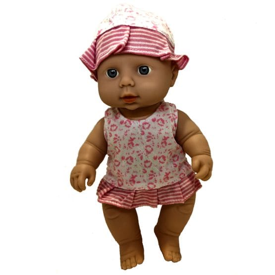 Papusa bebelus roz 22 cm vorbeste si canta in limba romana