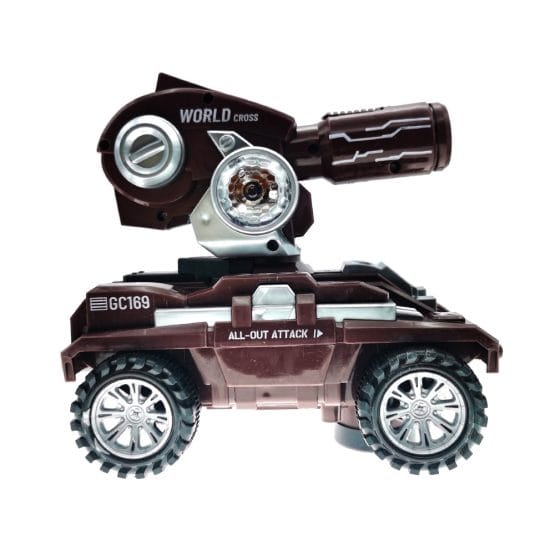 Tanc maro 18 cm cu sunete, proiectie lumini si abur