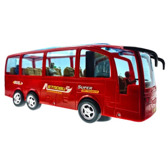 Autobuz 30 cm cu sunete lumini si calatori