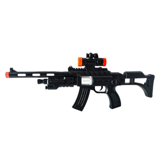 Pusca 45 cm cu lumina laser, sunete si lumini 4 Pusca 45 cm cu lumina laser, sunete si lumini