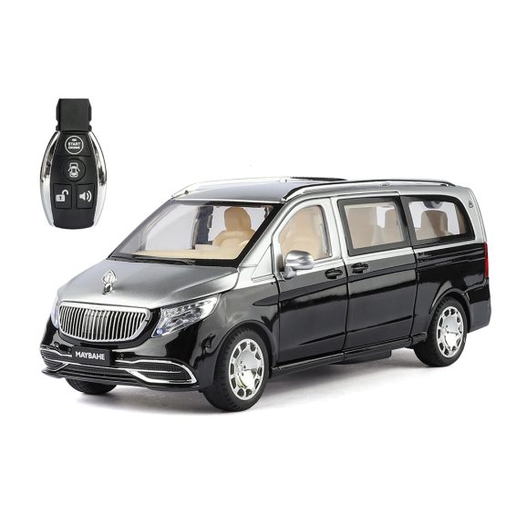 Masinuta Metalica Maybach Van cu Usi Laterale Controlate din Telecomanda si Sistem Pull Back