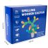 Joc Creativ Cactus din Lemn, Piese Colorate pentru Constructie si Echilibru, Copii 3+ Ani 7 puzzle cactus lemn montessori 4